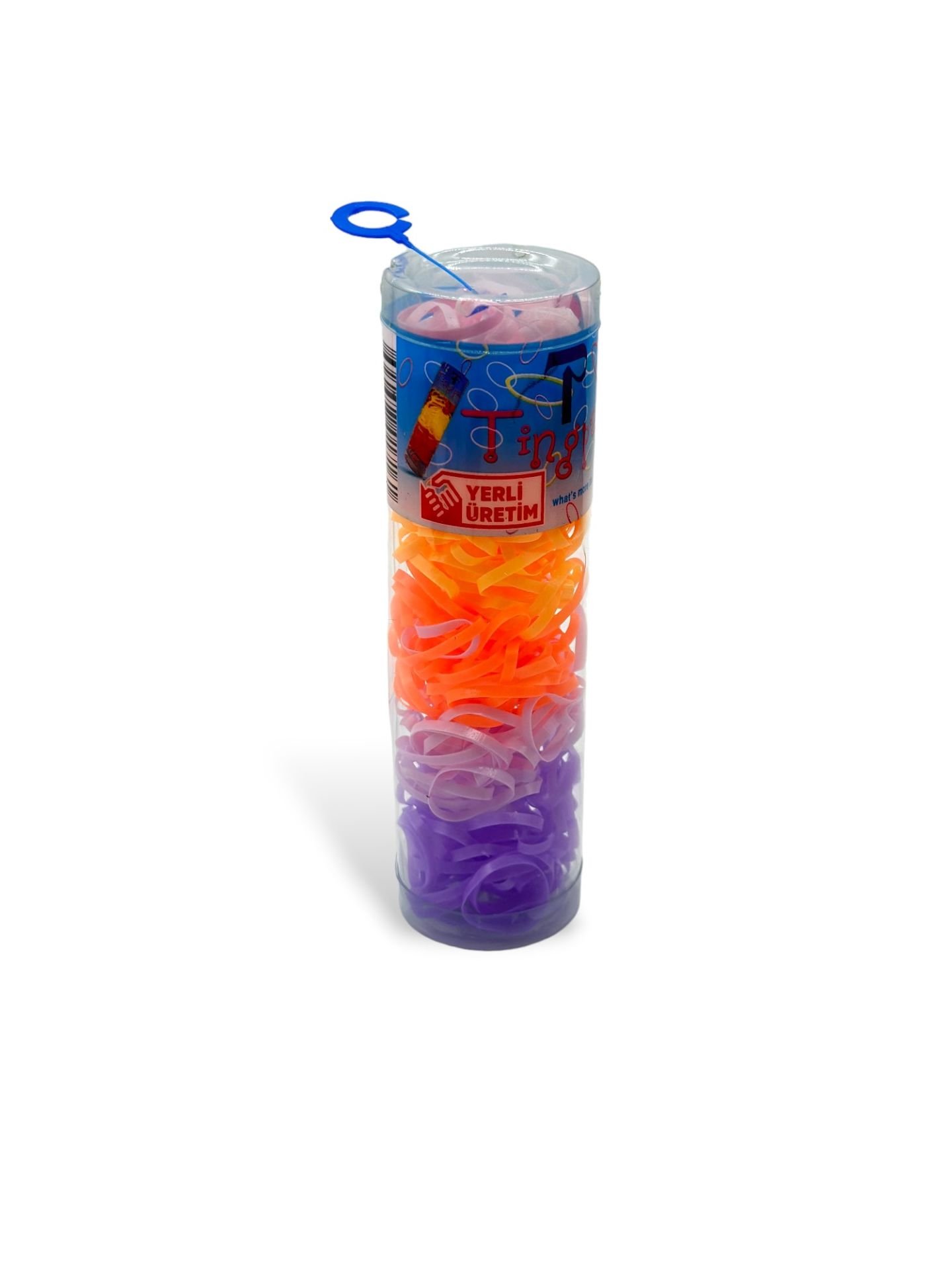 Büyük Perma Lastik Toka 12 Lİ PAKET NEON