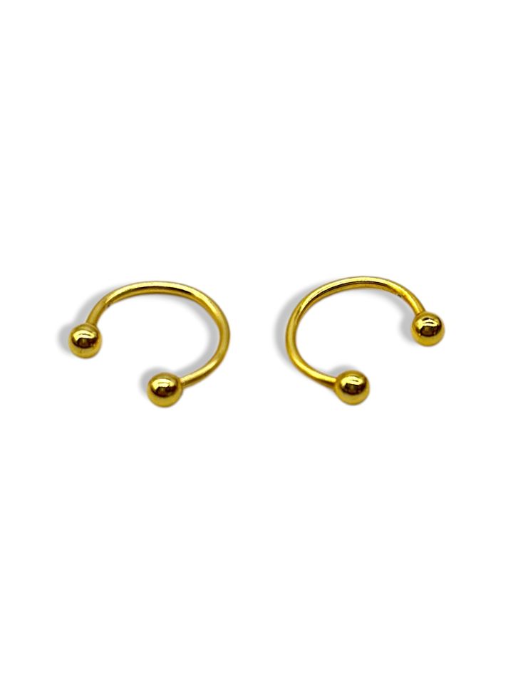 Çiftli Piercing Altın Renk 36li stand
