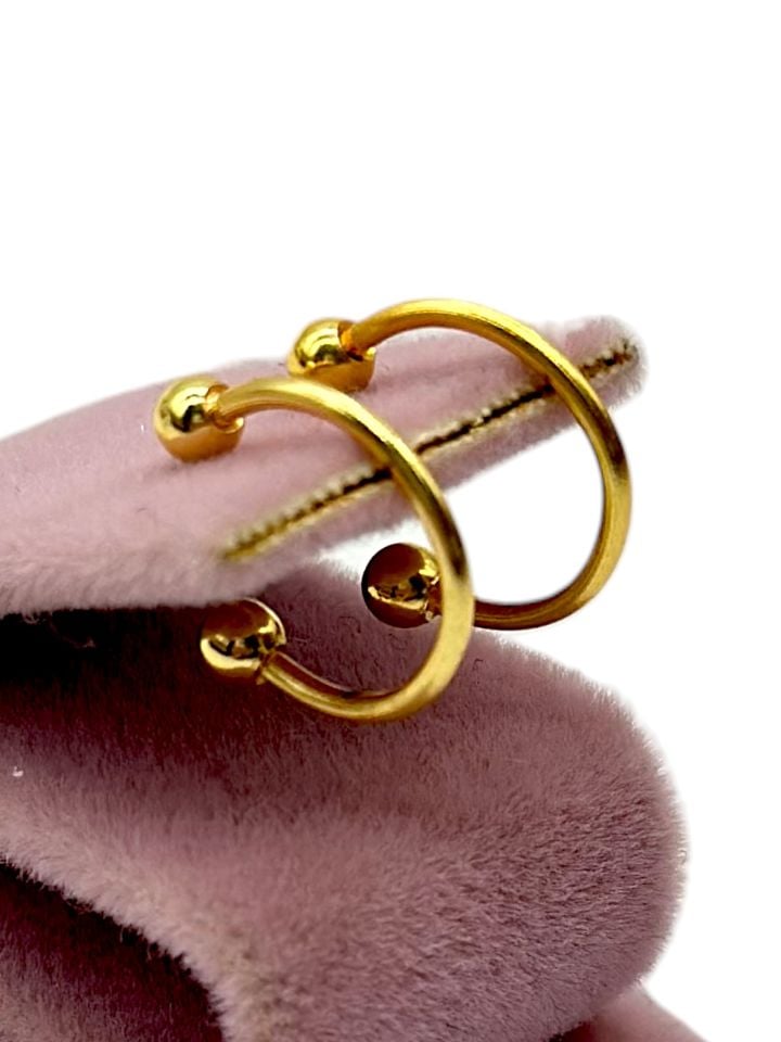 Çiftli Piercing Altın Renk 36li stand