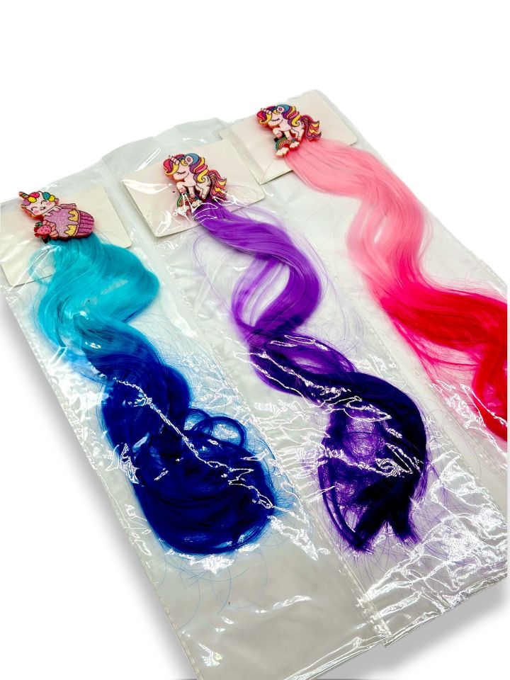 12'li Unicornlu Saç Toka Toptan 12 Lİ PAKET