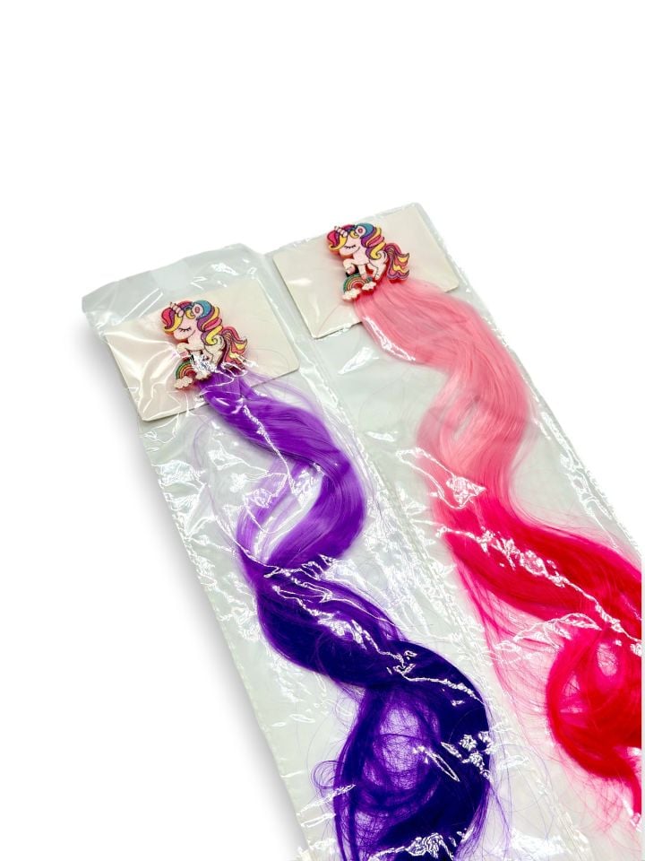 12'li Unicornlu Saç Toka Toptan 12 Lİ PAKET