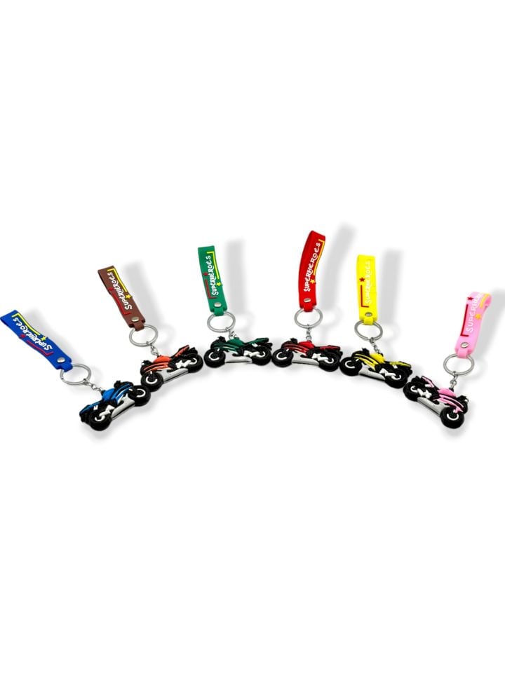 Renkli Superbike Hamur Anahtarlıklar