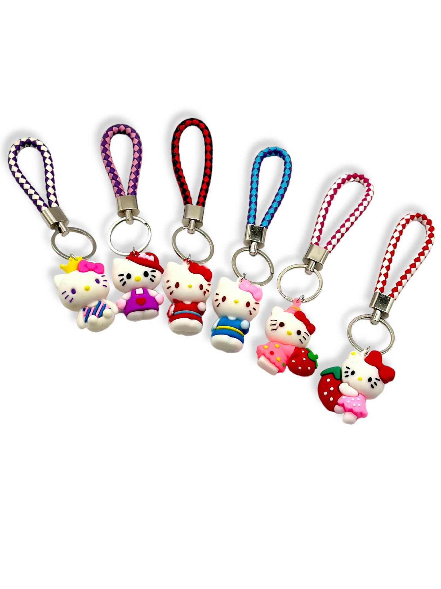 Hello Kitty Deri İpli Anahtarlık