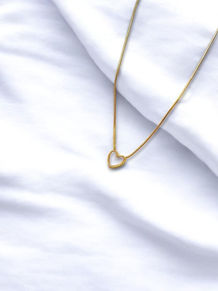 NO-3 ÇELİK BAYAN KOLYE M-104