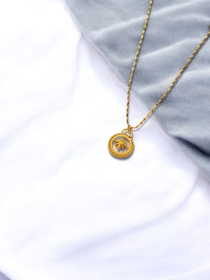 NO-3 ÇELİK BAYAN KOLYE M-107